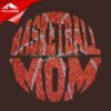 2018 New glitter Basketball Mom vinyl