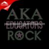 AKA Educators Rock Rhinestones Wholesale AKA