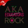 AKA Educators rockTrimmings Rhinestone Designs Heat