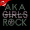 AKA Girls Rock Rhinestone Heat Transfer