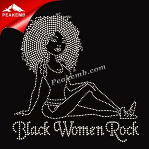 wholesale Black Woman Rock Flatback …