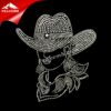 Crystal bling Fashion cowboy girl rhinestone