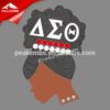 Delta sigma theta Heat Custom Rhinestone