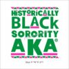 Different Style PU Vinyl Black Sorority