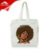 Fashion Afro Girl Embroidery patch