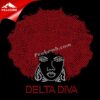 Greek Delta sigma theta afro girl