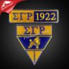 Hotsale Custom SGRho 1922 embroidery sorority