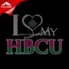 Iron On I Love My HBCU