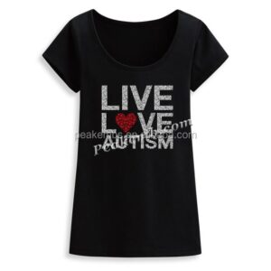 wholesale Live Love Autism Rhinesto …