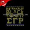 New Iron On Black Sorority SGRHO