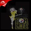 Sport design FOR LIFE letter rhinestone