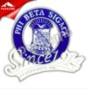 Textile Appliques Patches Phi Beta Crest