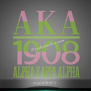 wholesale  Sorority AKA 1908 Rhines …