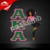 custom Aka Sorority printed vinyl for