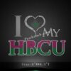 i love my HBCU hotfix rhinestone