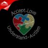 Autism Rhinestone Accept Love Understand Autism