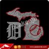 Custom Home Rhinestone Transfer with Detroit