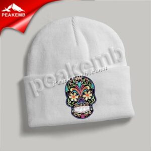 wholesale Black Sugar Skull Embroid …