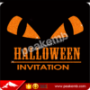 Halloween Invitation Letters Glitter Vinyl Halloween