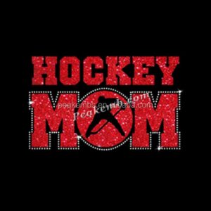 wholesale Hockey Mom Rhinestone Hea …