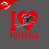 Love Football PU Heat Transfer Vinyl