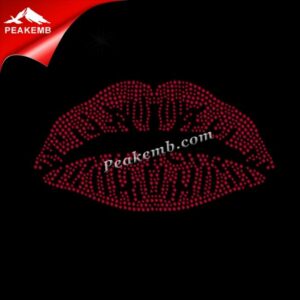 wholesale Sexy red lip hot fix moti …