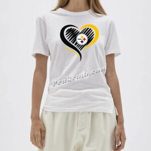 wholesale heart w/ steelers logo de …