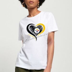 wholesale heart w/ steelers logo de …