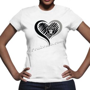 wholesale heart w/ raiders logo des …