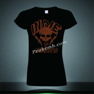 wholesale INDIE T SHIRTS skull rhin …