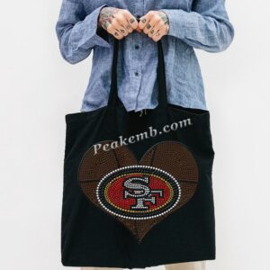 wholesale heart w/ 49ers design  rh …