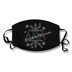 AKA sorority snowflake xmas rhinest …