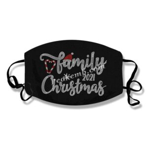 family xmas rhinestone letters iron …