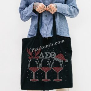 Delta Sigma Theta (??????) wine gla …