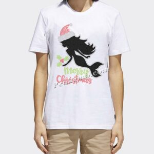 Mermaid design merry xmas rhineston …