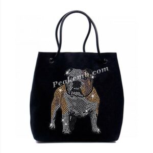 bling Doggie iron on rhinestone tra …