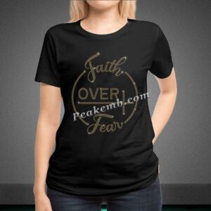 faith rhinestone custom t shirt iro …