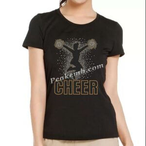 cheer custom screen print rhineston …