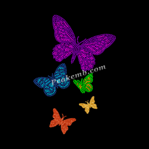 wholesale Five rhinestone butterfli …