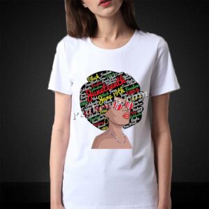 wholesale afro girl screen print tr …