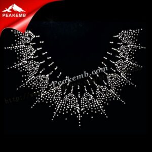 Bling Bling Neckline Rhinestone Tra …