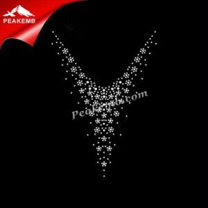 hotfix neckline rhinestone design f …