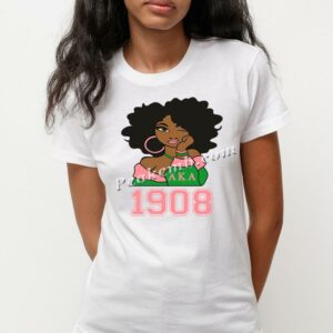 Heat Press Sorority AKA 1908 Afro G …