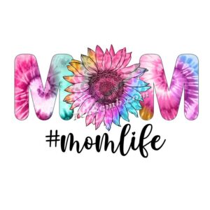 Heat transfer vinyl Mom life iron o …