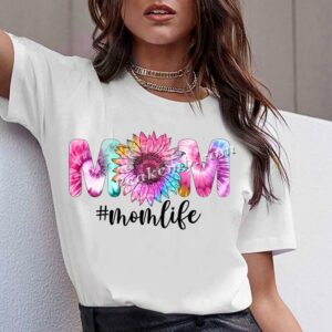 Heat transfer vinyl Mom life iron o …