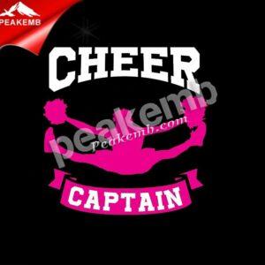 Custom Cheer Captain Printing Heat  …