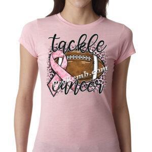 tackle cancer ribbon ball Heat Viny …