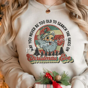 Christmas Retro Santa Heat Press Tr …