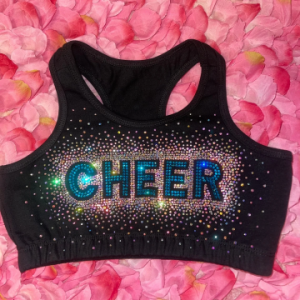 Cheer Mom Premium Rhinestone Tshirt …