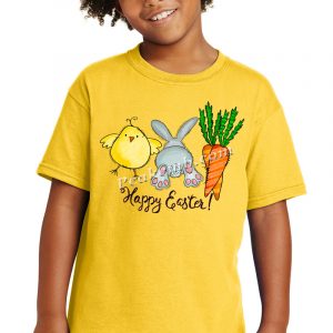 Chick Bunny Carrot Happy Easter Day …